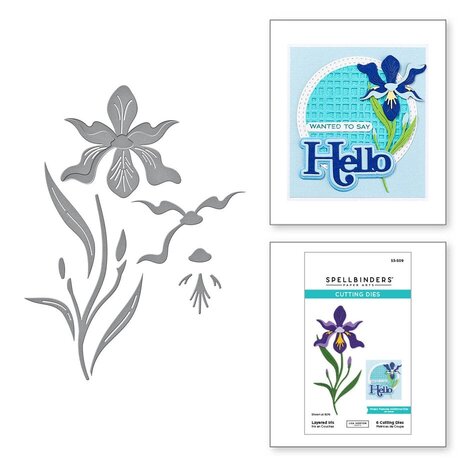 Spellbinders Spotlight Frames & Florals Layered Iris Dies (S3-509) Spellbinders Spotlight Frames & Florals Layered Iris Dies (S3-509)