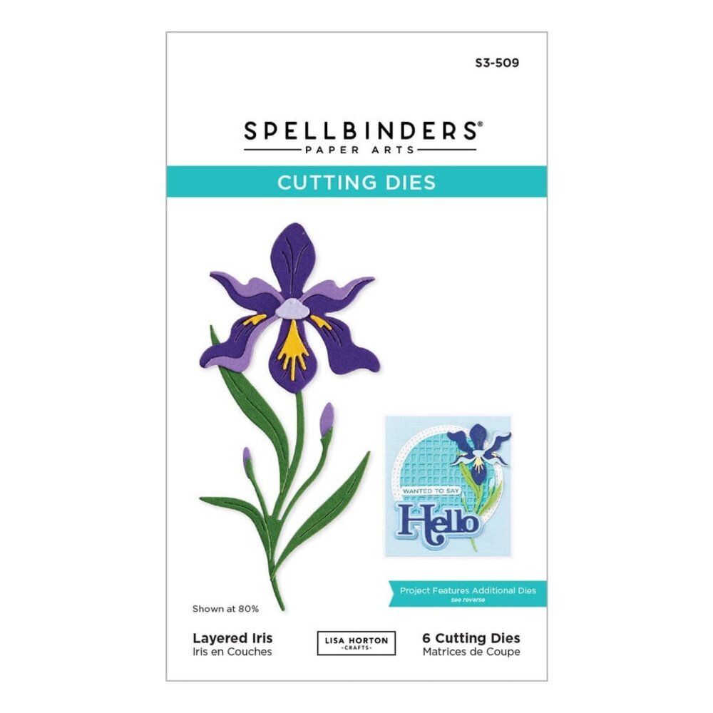 Spellbinders Spotlight Frames & Florals Layered Iris Dies (S3-509) Spellbinders Spotlight Frames & Florals Layered Iris Dies (S3-509)