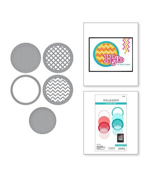 Spellbinders Spotlight Frames & Florals Stitched Edge Circle Backgrounds Dies (S5-634) Spellbinders Spotlight Frames & Florals Stitched Edge Circle Backgrounds Dies (S5-634)