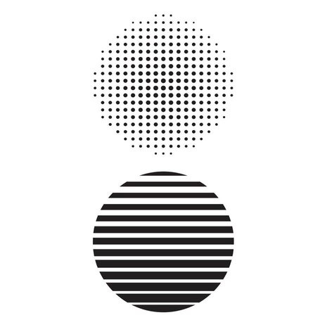 Spellbinders Spotlight Frames & Florals Spotlight Circle Duo Press Plate (BP-187)