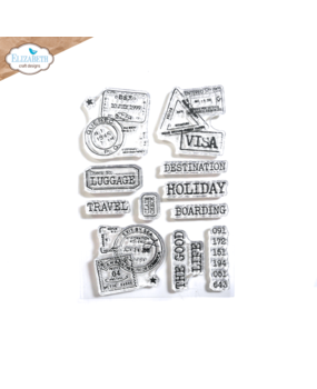 Elizabeth Craft Designs Remember Moments A6 Clear Stamps Passport Stamps (CS363) Elizabeth Craft Designs Remember Moments A6 Clear Stamps Passport Stamps (CS363)