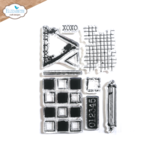 Elizabeth Craft Designs Remember Moments A6 Clear Stamps Textures (CS364)