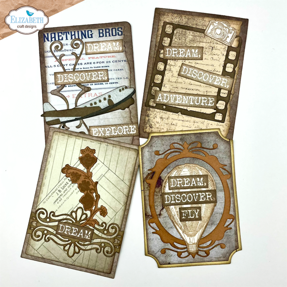 Elizabeth Craft Designs Remember Moments A6 Clear Stamps Travel Phrases (CS365) Elizabeth Craft Designs Remember Moments A6 Clear Stamps Travel Phrases (CS365)