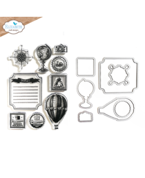 Elizabeth Craft Designs Remember Moments A6 Stamp & Die Around the World (CSD361) Elizabeth Craft Designs Remember Moments A6 Stamp & Die Around the World (CSD361)