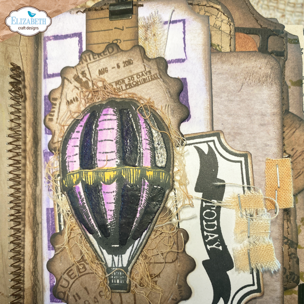 Elizabeth Craft Designs Remember Moments A6 Stamp & Die Around the World (CSD361)