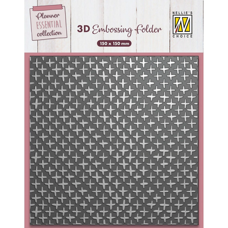 Nellie Snellen 3D Embossing Folder Plus Signs (EF3D089) Nellie Snellen 3D Embossing Folder Plus Signs (EF3D089)