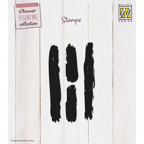 Nellie Snellen Clear Stamp Stripes (NSCS013)