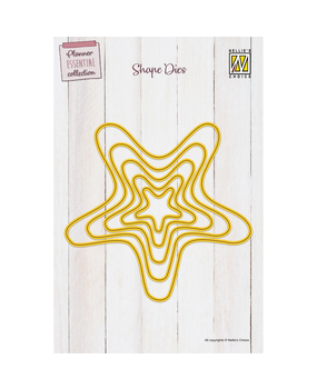 Nellie Snellen Shape Dies Wavy Star (SD314)* Nellie Snellen Shape Dies Wavy Star (SD314)*