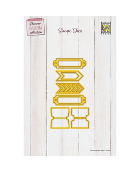 Nellie Snellen Shape Dies Tabs & Labels (SD315)* Nellie Snellen Shape Dies Tabs & Labels (SD315)*