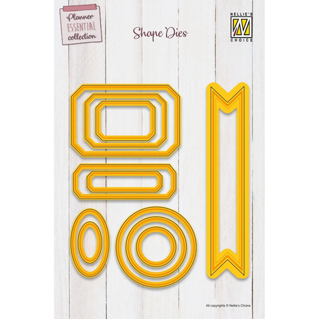 Nellie Snellen Shape Dies Cutting & Embossing Labels (SD317) Nellie Snellen Shape Dies Cutting & Embossing Labels (SD317)