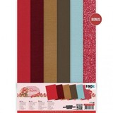 Yvonne Creations Rose Decorations A4 Linen Cardstock Pack (YC-A4-10028)