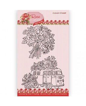 Yvonne Creations Rose Decorations Clear Stamp Set Suitcase (YCCS10085) Yvonne Creations Rose Decorations Clear Stamp Set Suitcase (YCCS10085)