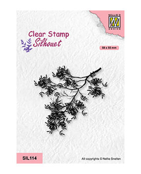 Nellie Snellen Clear Stamp Acacia Branch (SIL114) Nellie Snellen Clear Stamp Acacia Branch (SIL114)