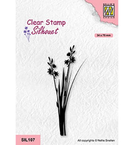 Nellie Snellen Clear Stamp Flowers 20 (SIL107)