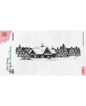 Nellie Snellen Clear Stamp Slimline Snow House (IFS043)