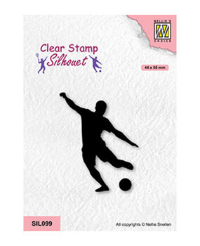Nellie Snellen Clear Stamp Soccer Player (SIL099) Nellie Snellen Clear Stamp Soccer Player (SIL099)