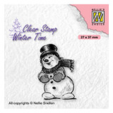 Nellie Snellen Clear Stamp Snowman with Top Hat (WT006)*