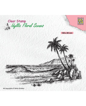 Nellie Snellen Clear Stamp Tropical Coast (IFS039)