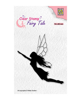 Nellie Snellen Fairy Tale Flying Elf Clear Stamp (FTCS035)