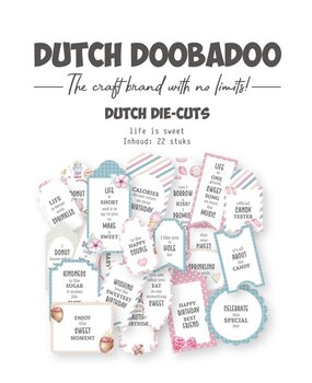 Dutch Doobadoo Dutch Die-Cuts Life is Sweet 2 (474.007.039) Dutch Doobadoo Dutch Die-Cuts Life is Sweet 2 (474.007.039)