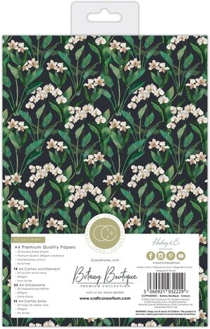 Craft Consortium Botany Boutique A4 Paper Pad (CCPPAD045C) Craft Consortium Botany Boutique A4 Paper Pad (CCPPAD045C)