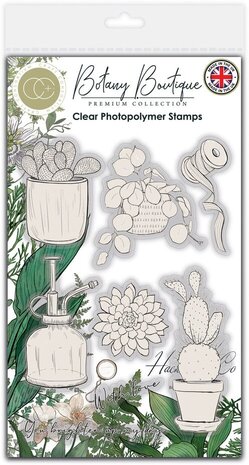 Craft Consortium Botany Boutique Clear Stamps Cactus (CCSTMP092)
