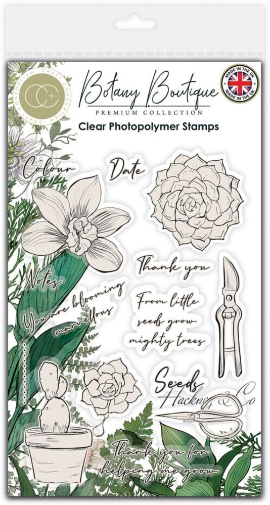 Craft Consortium Botany Boutique Clear Stamps Orchid (CCSTMP093) Craft Consortium Botany Boutique Clear Stamps Orchid (CCSTMP093)