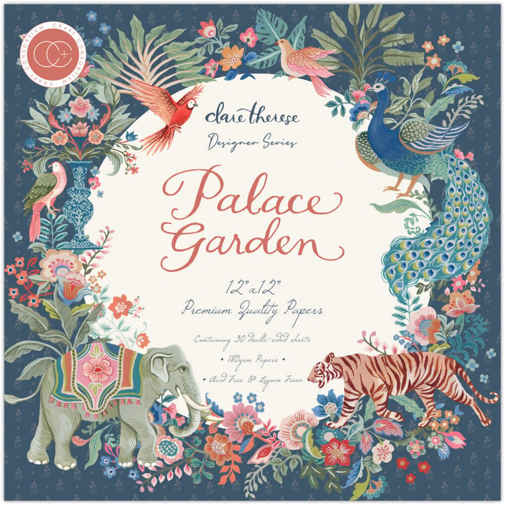 Craft Consortium Palace Garden 12x12 Inch Paper Pad (CCDPAD003) Craft Consortium Palace Garden 12x12 Inch Paper Pad (CCDPAD003)
