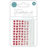 Craft Consortium The Essential Adhesive Enamel Hearts (CEADOT001)