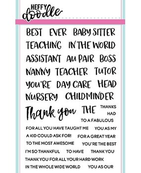 Heffy Doodle Teach Me Words Clear Stamps (HFD0049) Heffy Doodle Teach Me Words Clear Stamps (HFD0049)