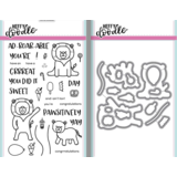 Heffy Doodle Ad-Roar-Able Lions Stamp & Die Set (HFD0007) Heffy Doodle Ad-Roar-Able Lions Stamp & Die Set (HFD0007)