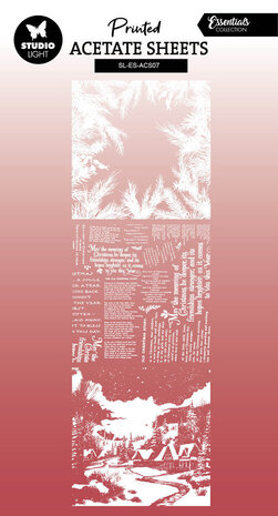 Studio Light Christmas Essentials 8x8 Inch Acetate Sheets Snowy Town (SL-ES-ACS07) Studio Light Christmas Essentials 8x8 Inch Acetate Sheets Snowy Town (SL-ES-ACS07)
