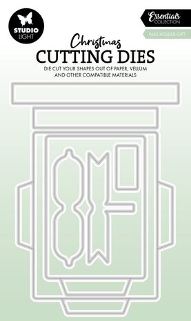 Studio Light Christmas Essentials Snijmal Pass Holder Gift (SL-ES-CD845)