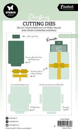 Studio Light Christmas Essentials Snijmal Pass Holder Gift (SL-ES-CD845)
