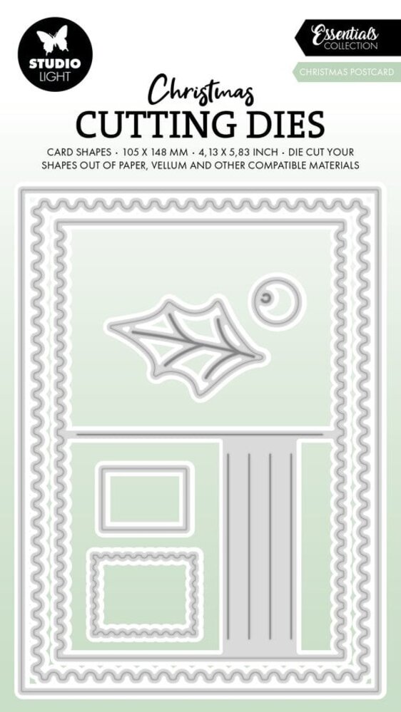 Studio Light Christmas Essentials Snijmal Christmas Postcard (SL-ES-CD847)