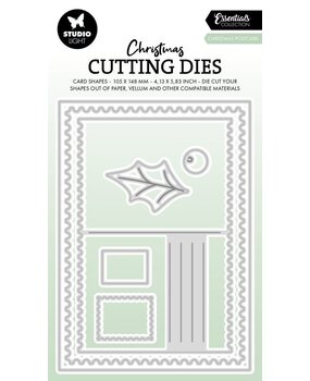 Studio Light Christmas Essentials Snijmal Christmas Postcard (SL-ES-CD847)