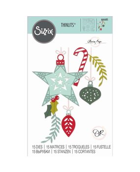 Sizzix Thinlits Die Set Festive Decorations (666685) Sizzix Thinlits Die Set Festive Decorations (666685)