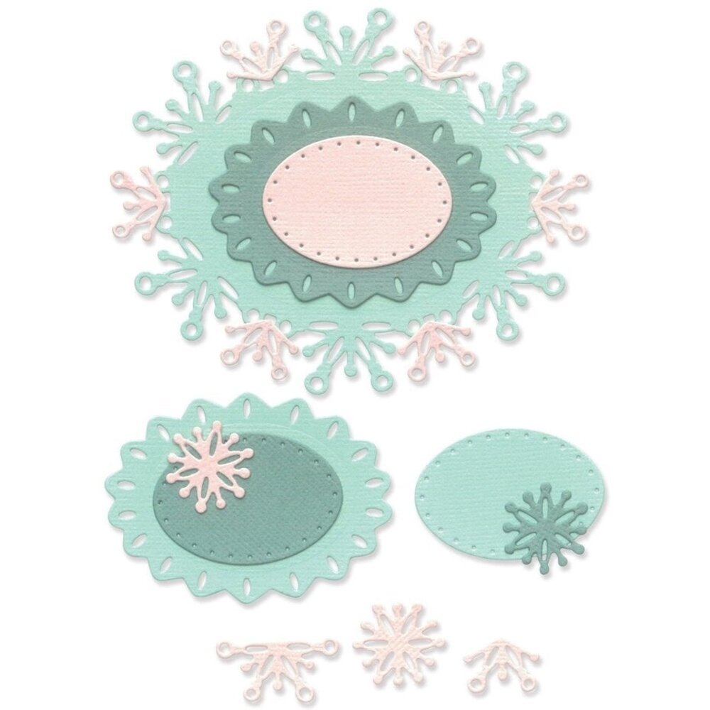 Sizzix Thinlits Die Set Snowflake Labels (666688) Sizzix Thinlits Die Set Snowflake Labels (666688)
