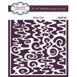 Creative Expressions Slime Trail 6x6 Inch Stencil (CEST162)