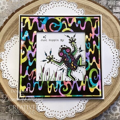 Creative Expressions Slime Trail 6x6 Inch Stencil (CEST162) Creative Expressions Slime Trail 6x6 Inch Stencil (CEST162)