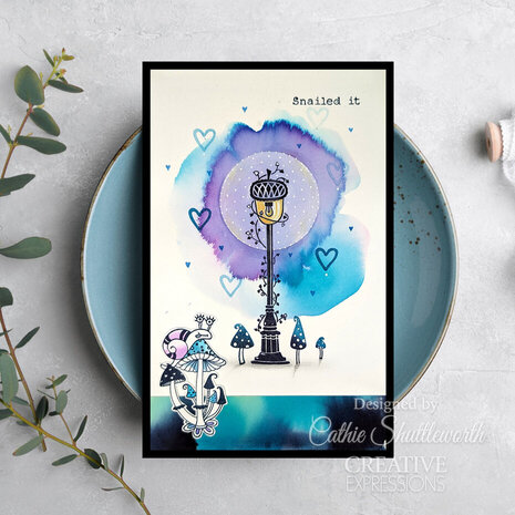 Creative Expressions Designs by Dora A5 Clear Stamp Snailed It (CEC1100)