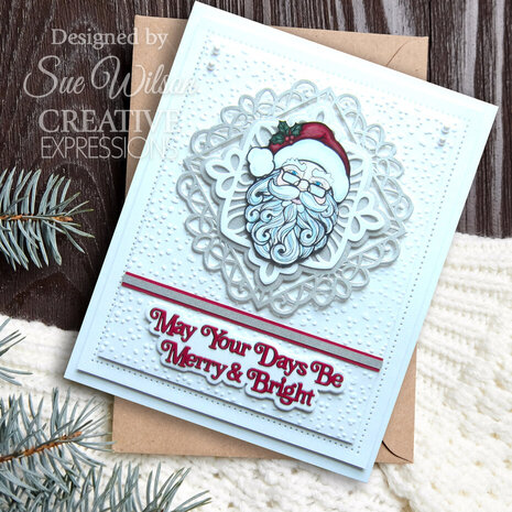 Creative Expressions Sue Wilson A5 Clear Stamp Santa (CEC1102) Creative Expressions Sue Wilson A5 Clear Stamp Santa (CEC1102)