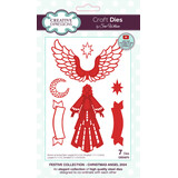 Creative Expressions Sue Wilson Craft Die Festive Christmas Angel (CED3275)