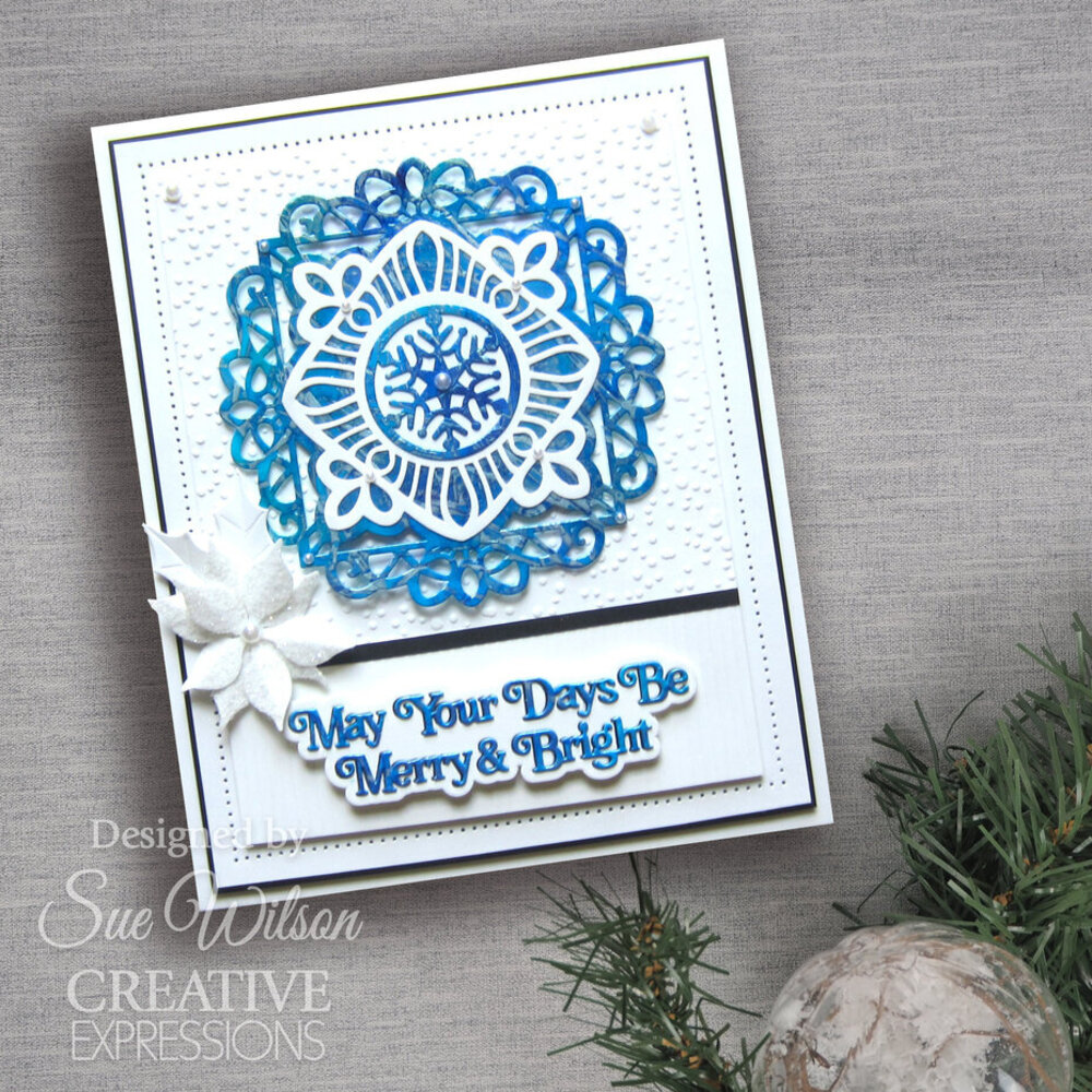 Creative Expressions Sue Wilson Craft Die Festive Pinwheel Snowflake (CED3279) Creative Expressions Sue Wilson Craft Die Festive Pinwheel Snowflake (CED3279)