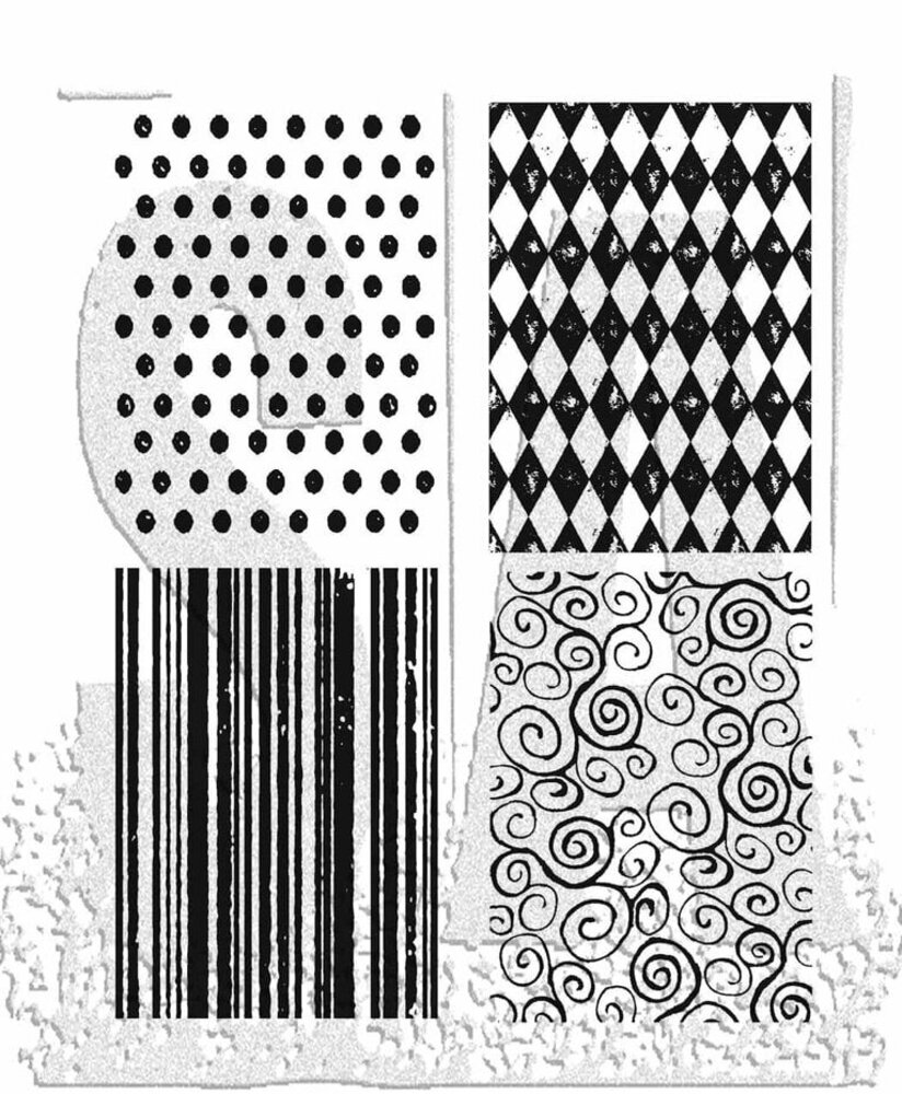 Stampers Anonymous Cling Stamps Tiny Textures (CMS042) Stampers Anonymous Cling Stamps Tiny Textures (CMS042)