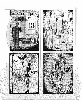 Stampers Anonymous Cling Stamps Eclectic Collages (CMS045)