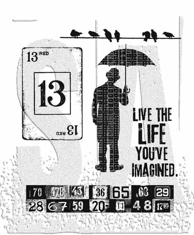 Stampers Anonymous Cling Stamps Creative Muse (CMS046) Stampers Anonymous Cling Stamps Creative Muse (CMS046)