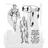 Stampers Anonymous Cling Stamps Dance Card (CMS047)