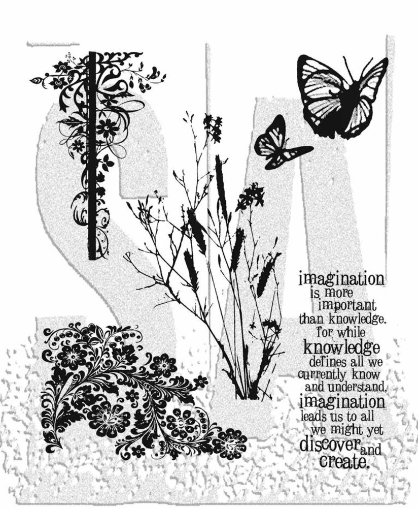 Stampers Anonymous Cling Stamps Nature's Discovery (CMS049)