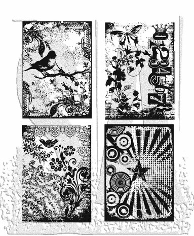 Stampers Anonymous Cling Stamps Eclectic Palette (CMS055) Stampers Anonymous Cling Stamps Eclectic Palette (CMS055)